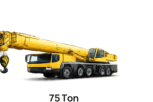75 Ton Mobile Crane Rental in Dubai UAE